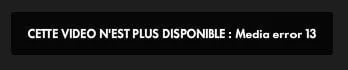 Media error 13 canal +.