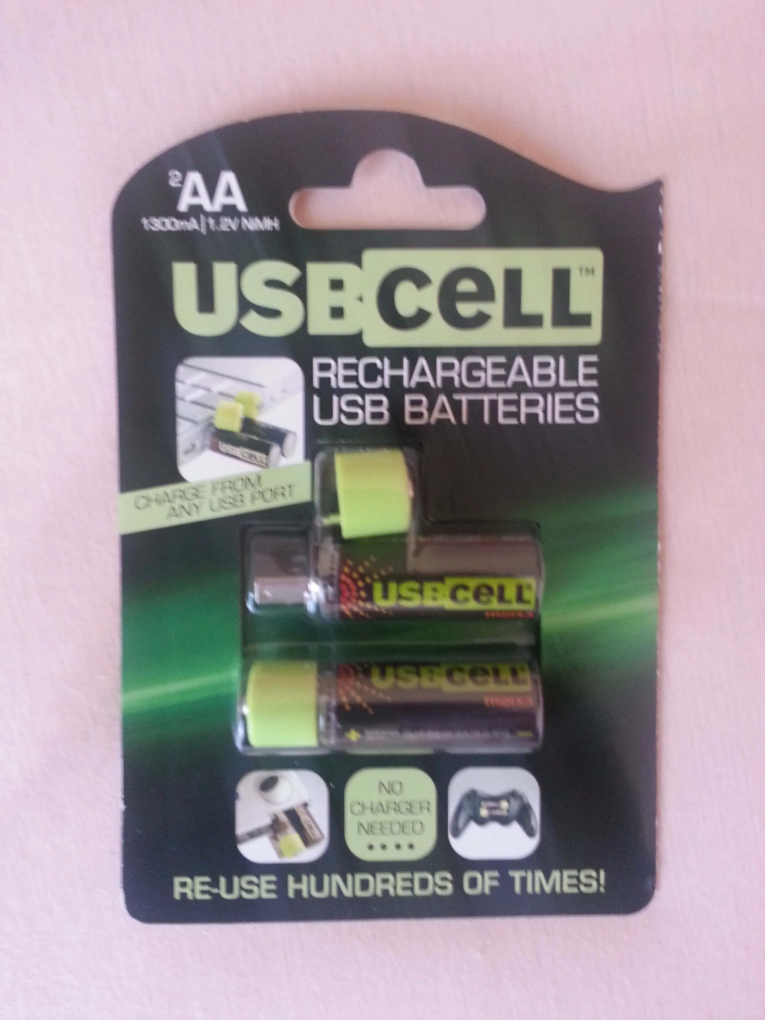 pile rechargeable usbcell AAA