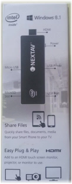 Test / Avis : Nextav Intel Stick Windows NX-PC100 3 nextav-pc-100-stick-hdmi-windows-usb