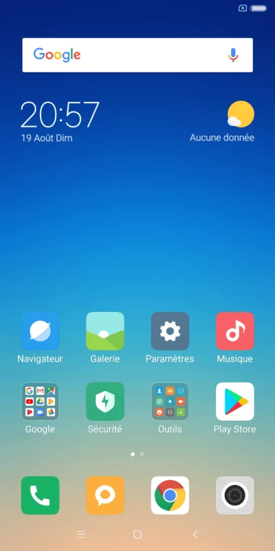 Test / review: Smartphone Xiaomi Redmi Note 5: the best smartphone under 200 euros? 18 Screenshot_2018-08-19-20-57-50-108_com.miui.home