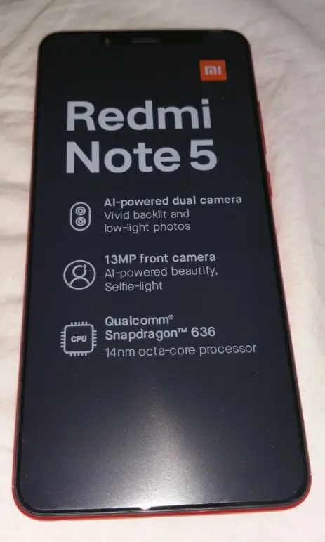 Test / review: Smartphone Xiaomi Redmi Note 5: the best smartphone under 200 euros? 5 Xiaomi Redmi note 5 red
