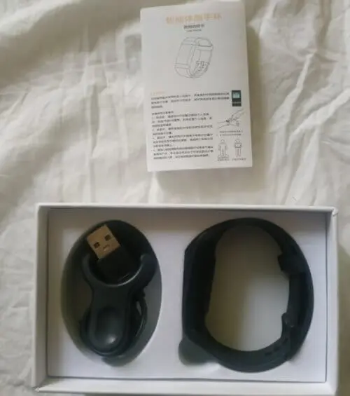 Test / Review: Alfawise T9 - Bluetooth connected fitness bracelet 3 alfawise t9 packaging charger